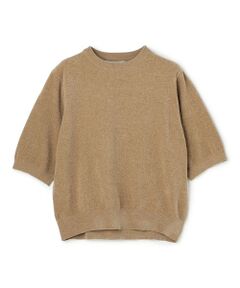 UNFILO / アンフィーロ ニット・セーター | ベロアモール ハーフスリーブニット