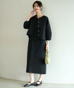 UNFILO / アンフィーロ ミニ丈・ひざ丈ワンピース | BEAUTY FORM KNIT スリーブレス ワンピース