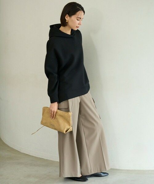 UNFILO / アンフィーロ カーゴパンツ | ウールライク カーゴワイドパンツ | 詳細4