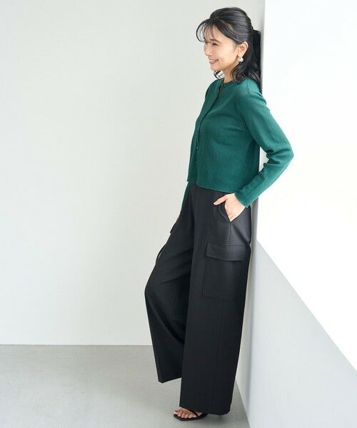 UNFILO / アンフィーロ カーゴパンツ | ウールライク カーゴワイドパンツ | 詳細20