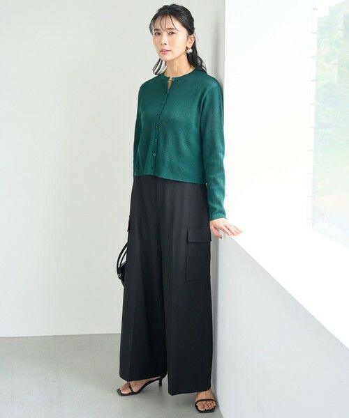 UNFILO / アンフィーロ カーゴパンツ | ウールライク カーゴワイドパンツ | 詳細19