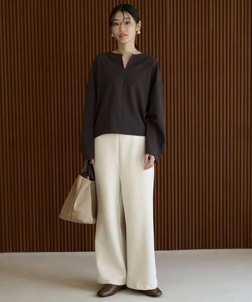 UNFILO / アンフィーロ その他パンツ | 【野呂佳代さん着用】BEAUTY FORM JERSEY イージーパンツ | 詳細7