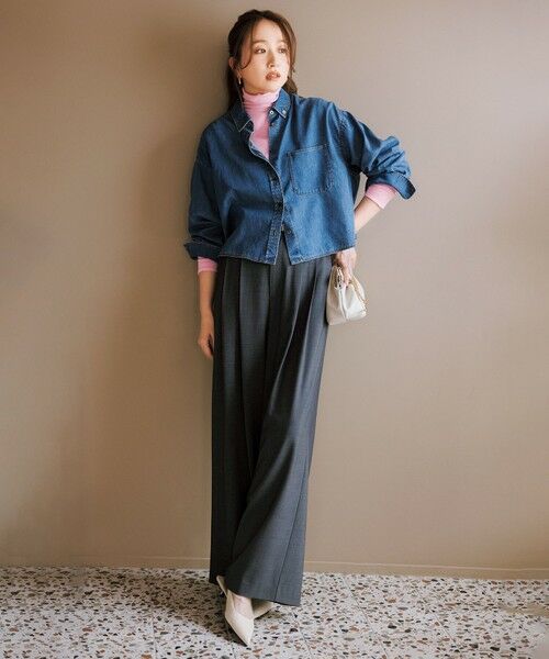 UNFILO / アンフィーロ その他パンツ | マイビューティ タックワイドパンツ | 詳細17