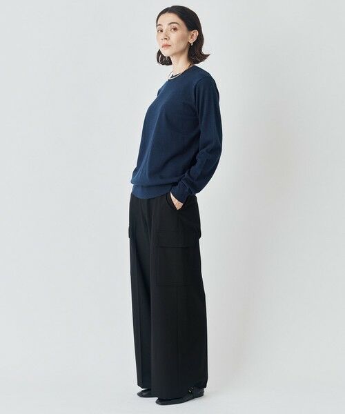 UNFILO / アンフィーロ カーゴパンツ | ウールライク カーゴワイドパンツ | 詳細22