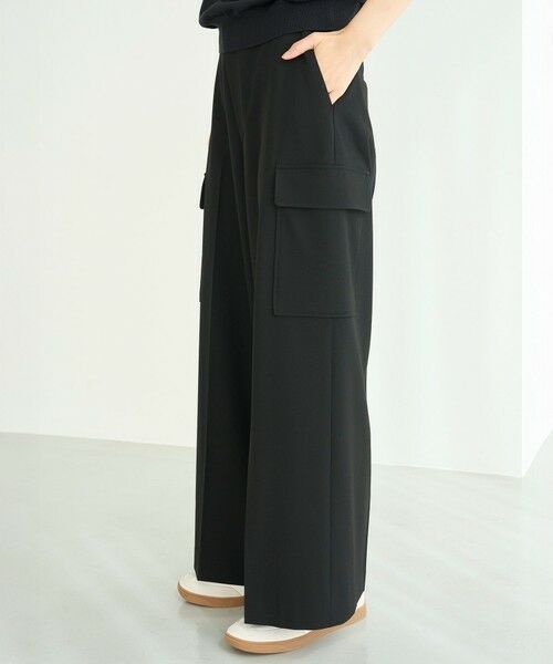 UNFILO / アンフィーロ カーゴパンツ | ウールライク カーゴワイドパンツ | 詳細24