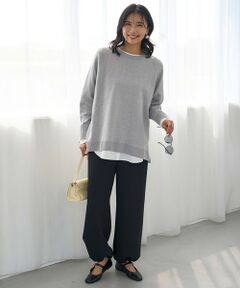 UNFILO / アンフィーロ その他パンツ | 【野呂佳代さん着用】BEAUTY FORM JERSEY イージーパンツ