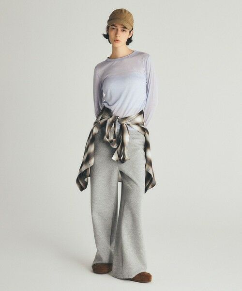 UNFILO / アンフィーロ その他パンツ | 【野呂佳代さん着用】BEAUTY FORM JERSEY イージーパンツ | 詳細19