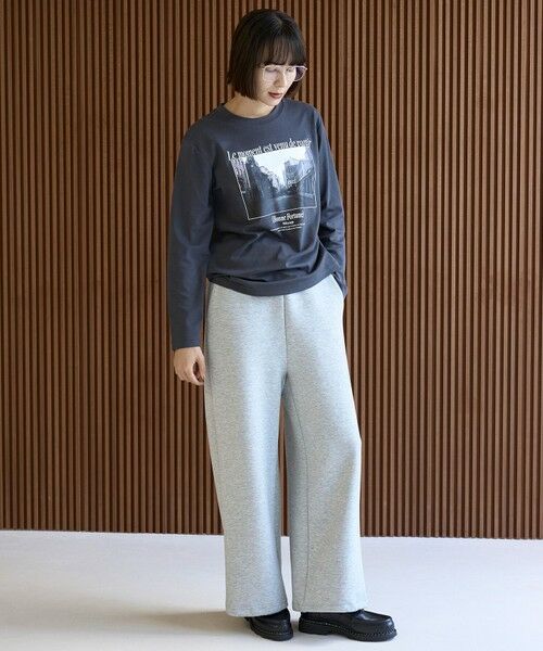 UNFILO / アンフィーロ その他パンツ | 【野呂佳代さん着用】BEAUTY FORM JERSEY イージーパンツ | 詳細15