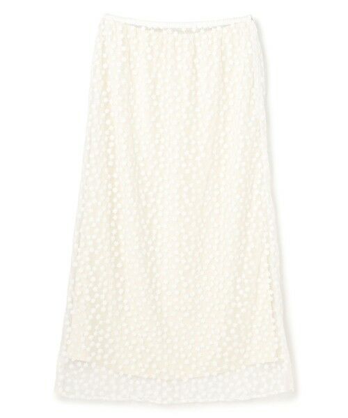 UNFILO / アンフィーロ ミニ・ひざ丈スカート | エンブロイダリー レーススカート | 詳細11