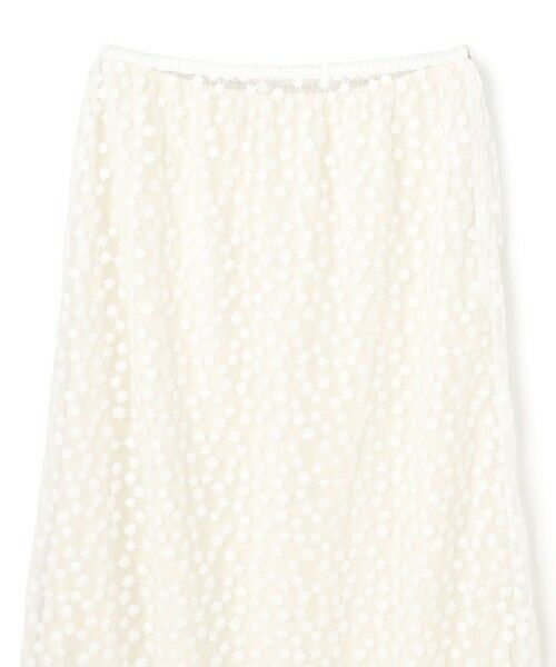 UNFILO / アンフィーロ ミニ・ひざ丈スカート | エンブロイダリー レーススカート | 詳細13