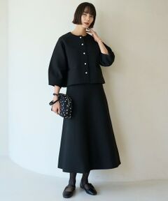 UNFILO / アンフィーロ ミニ・ひざ丈スカート | BEAUTY FORM KNIT フレアスカート