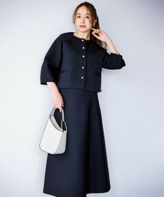 UNFILO / アンフィーロ ミニ・ひざ丈スカート | BEAUTY FORM KNIT フレアスカート