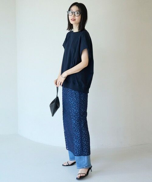 UNFILO / アンフィーロ ミニ・ひざ丈スカート | エンブロイダリー レーススカート | 詳細1