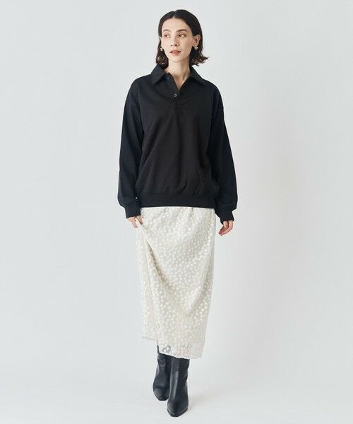 UNFILO / アンフィーロ ミニ・ひざ丈スカート | エンブロイダリー レーススカート | 詳細11