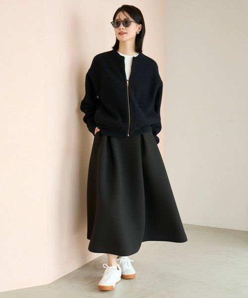 UNFILO / アンフィーロ ミニ・ひざ丈スカート | 【VERY×UNFILOコラボ】BEAUTY FORM JERSEY+ ボリューム フレアスカート | 詳細22