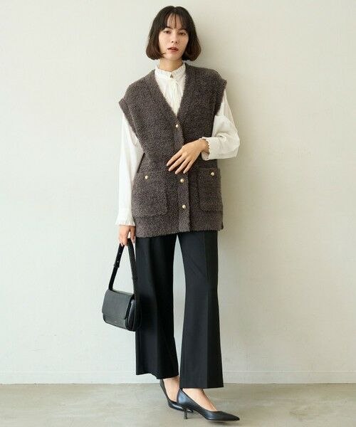 UNFILO / アンフィーロ シャツ・ブラウス | フリルネック ブラウス | 詳細4