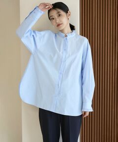 UNFILO / アンフィーロ シャツ・ブラウス | フリルネック ブラウス