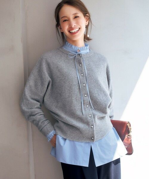 UNFILO / アンフィーロ シャツ・ブラウス | フリルネック ブラウス | 詳細5