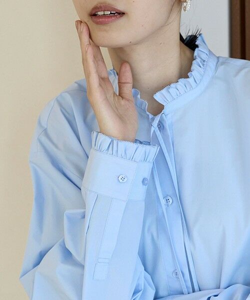 UNFILO / アンフィーロ シャツ・ブラウス | フリルネック ブラウス | 詳細6