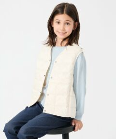 UNFILO / アンフィーロ ダウンジャケット・ベスト | 【120-150cm】TAION Vネック ダウンベスト(UNISEX)