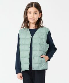 UNFILO / アンフィーロ ダウンジャケット・ベスト | 【120-150cm】TAION Vネック ダウンベスト(UNISEX)