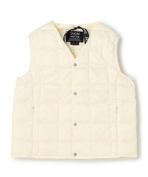 UNFILO / アンフィーロ ダウンジャケット・ベスト | 【120-150cm】TAION Vネック ダウンベスト(UNISEX) | 詳細2