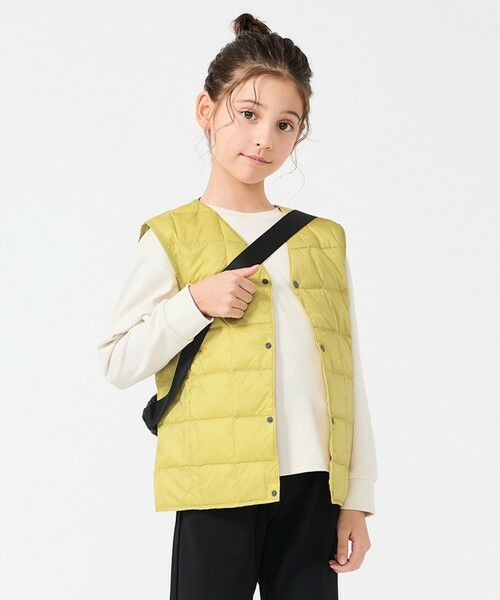 UNFILO / アンフィーロ ダウンジャケット・ベスト | 【120-150cm】TAION Vネック ダウンベスト(UNISEX) | 詳細3