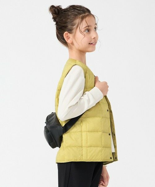 UNFILO / アンフィーロ ダウンジャケット・ベスト | 【120-150cm】TAION Vネック ダウンベスト(UNISEX) | 詳細5