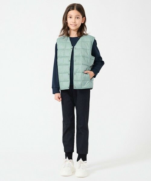 UNFILO / アンフィーロ ダウンジャケット・ベスト | 【120-150cm】TAION Vネック ダウンベスト(UNISEX) | 詳細11