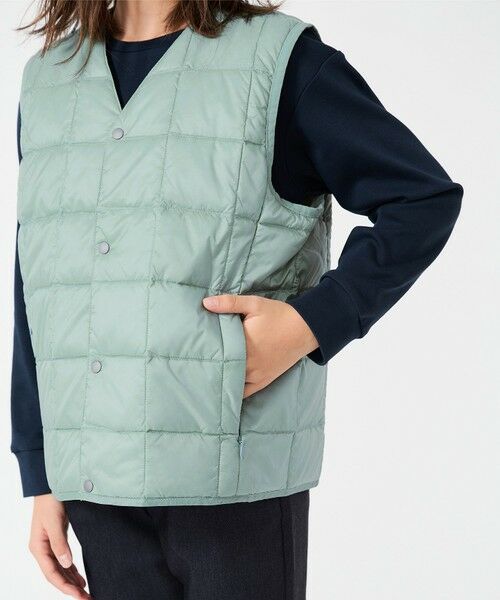 UNFILO / アンフィーロ ダウンジャケット・ベスト | 【120-150cm】TAION Vネック ダウンベスト(UNISEX) | 詳細10