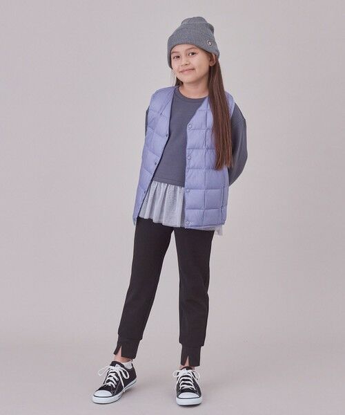 UNFILO / アンフィーロ ダウンジャケット・ベスト | 【120-150cm】TAION Vネック ダウンベスト(UNISEX) | 詳細13