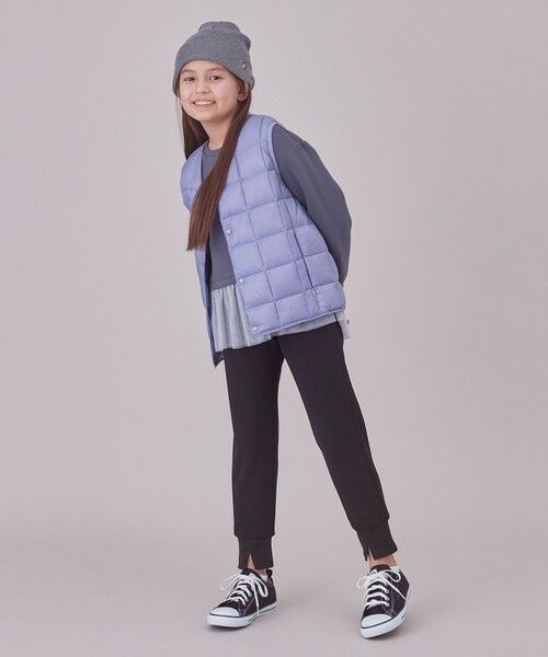 UNFILO / アンフィーロ ダウンジャケット・ベスト | 【120-150cm】TAION Vネック ダウンベスト(UNISEX) | 詳細14