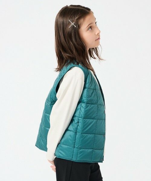 UNFILO / アンフィーロ ダウンジャケット・ベスト | 【120-150cm】TAION Vネック ダウンベスト(UNISEX) | 詳細19