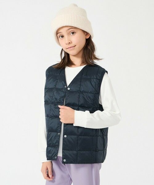 UNFILO / アンフィーロ ダウンジャケット・ベスト | 【120-150cm】TAION Vネック ダウンベスト(UNISEX) | 詳細29