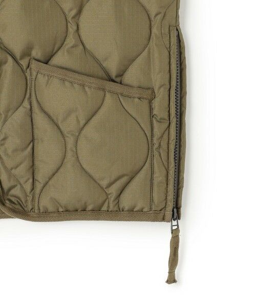 UNFILO / アンフィーロ ダウンジャケット・ベスト | 【120-150cm】TAION ミリタリーZIP Vネックダウンベスト(UNISEX) | 詳細4