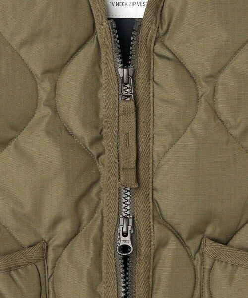 UNFILO / アンフィーロ ダウンジャケット・ベスト | 【120-150cm】TAION ミリタリーZIP Vネックダウンベスト(UNISEX) | 詳細6
