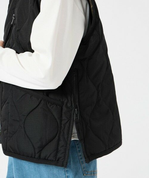 UNFILO / アンフィーロ ダウンジャケット・ベスト | 【120-150cm】TAION ミリタリーZIP Vネックダウンベスト(UNISEX) | 詳細14