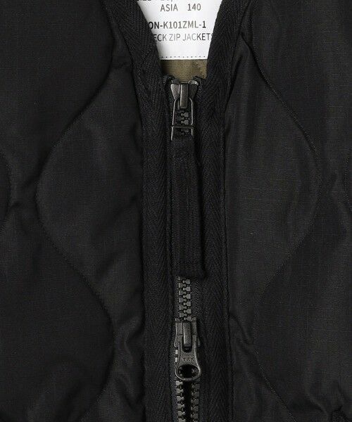 UNFILO / アンフィーロ ダウンジャケット・ベスト | 【120-150cm】TAION ミリタリーZIP Vネック ダウンジャケット(UNISEX) | 詳細13