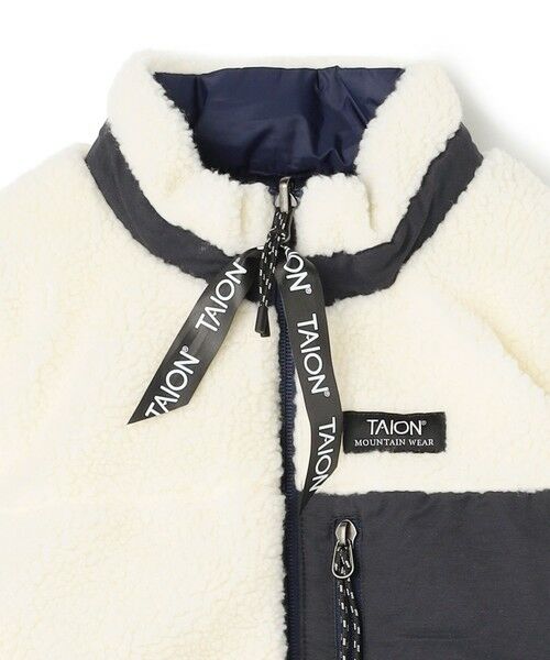 UNFILO / アンフィーロ ダウンジャケット・ベスト | 【120-150cm】TAION リバーシブルボア ダウンジャケット(UNISEX) | 詳細16