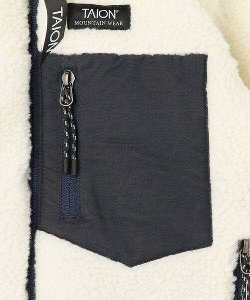 UNFILO / アンフィーロ ダウンジャケット・ベスト | 【120-150cm】TAION リバーシブルボア ダウンジャケット(UNISEX) | 詳細20