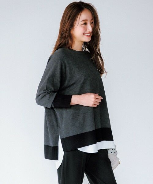 UNFILO / アンフィーロ カットソー | シャツコンビ レイヤードＴ | 詳細27