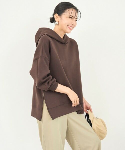 UNFILO / アンフィーロ パーカー | BEAUTY FORM JERSEY サイドZIP フーディ | 詳細24