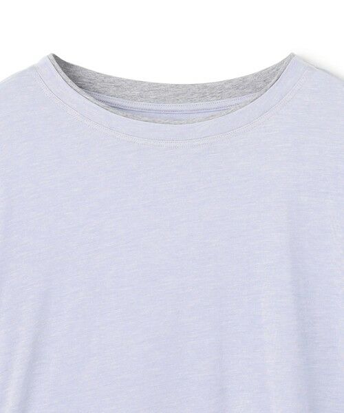 UNFILO / アンフィーロ カットソー | ソフトウール フェイクレイヤード ロンT | 詳細9
