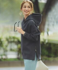 UNFILO / アンフィーロ パーカー | BEAUTY FORM JERSEY サイドZIP フーディ