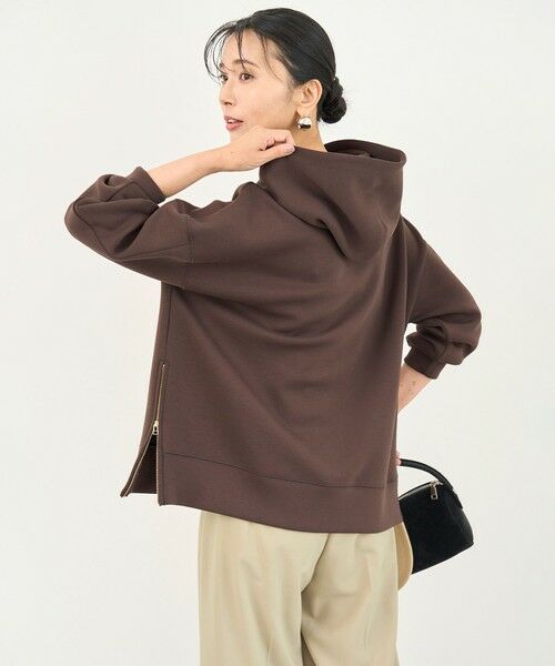 UNFILO / アンフィーロ パーカー | BEAUTY FORM JERSEY サイドZIP フーディ | 詳細25