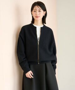 UNFILO / アンフィーロ ブルゾン | ウールミルド ZIPニットブルゾン