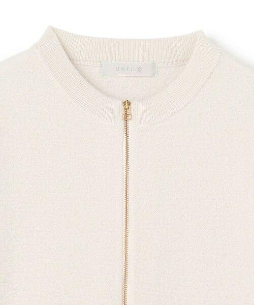 UNFILO / アンフィーロ ブルゾン | ウールミルド ZIPニットブルゾン | 詳細7