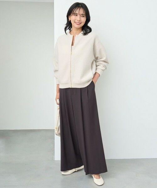 UNFILO / アンフィーロ ブルゾン | ウールミルド ZIPニットブルゾン | 詳細4