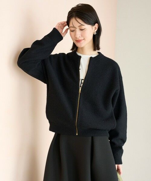 UNFILO / アンフィーロ ブルゾン | ウールミルド ZIPニットブルゾン | 詳細14