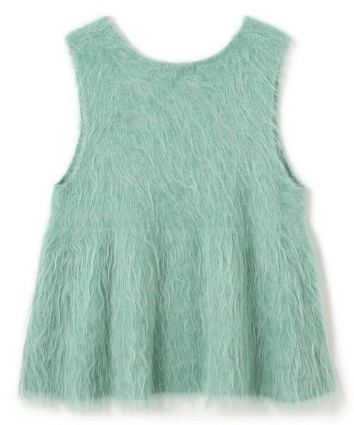 UNFILO / アンフィーロ ベスト | 【野呂佳代さん着用】アルパカシャギー ペプラムジレ | 詳細10